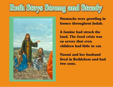 The Bible Story of Ruth in Pictures p1 - The Scripture Lady