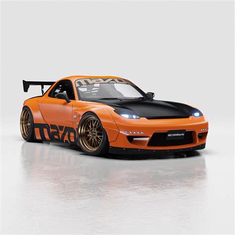 Mazda Rx Shows Classic Tokyo Drift Livery In Radical Widebody