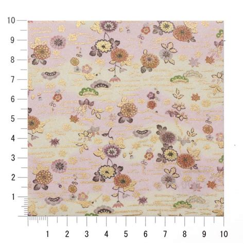 Feuille Papier Japonais YUZEN WASHI Rose Hana Matsu