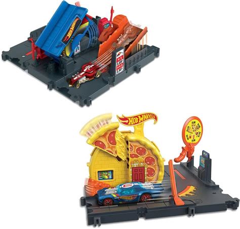 Hot Wheels City Pista De Juguete Lugares Favoritos Sorpresa Incluye