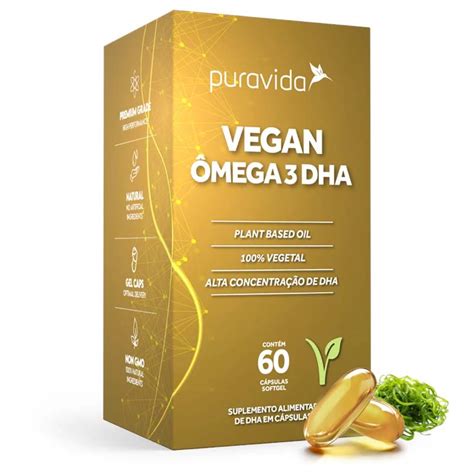 Vegan Mega Dha C Psulas Puravida Uninatural