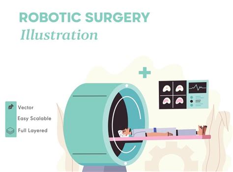 Premium Vector Vector Robotic Surgery Illustration