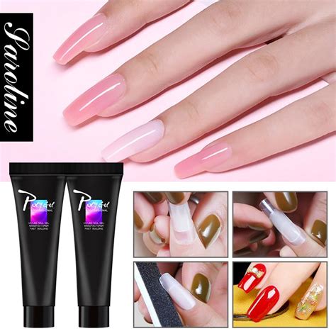 Poly Gel Finger Quick Builder Extension Crystal Jelly Polygel Nail Gel