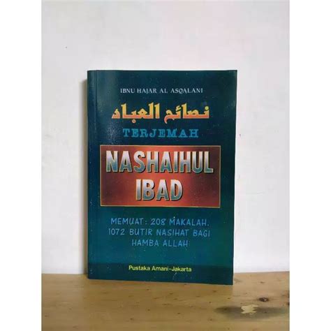 Jual Terjemah Nashaihul Ibad Cd Pustaka Amani Shopee Indonesia