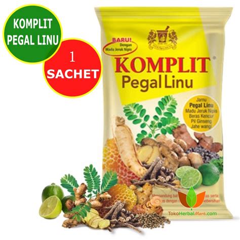 Jamu Sidomuncul Komplit Pegal Linu Jeruk Nipis