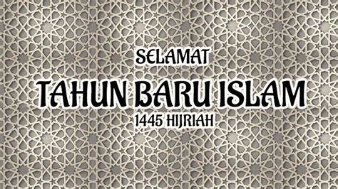 9 Poster Gambar Tahun Baru Islam 1445 Hijriah 2023, Cocok untuk ...