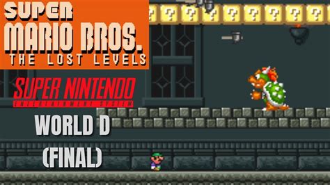 Super Mario Bros Super Nintendo Nintendo World Lost Levels Finals