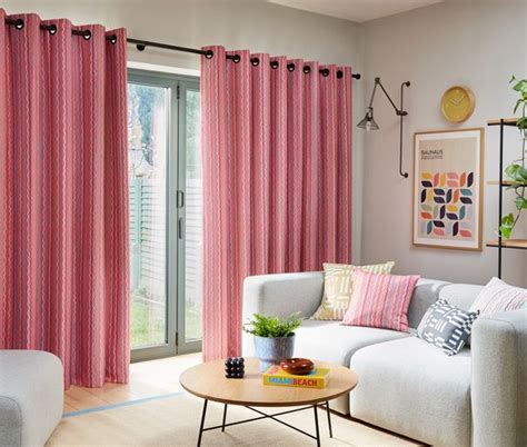 Made To Measure Pink Eyelet Curtains Hillarys™