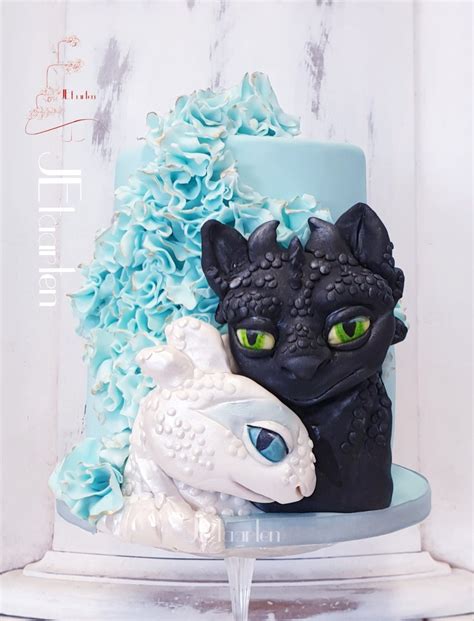 Toothless And Lightfurie Cake By Judith Jetaarten Beautiful Cake