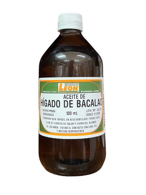 Aceite de Higado de Bacalao Laboratorios Léon S A