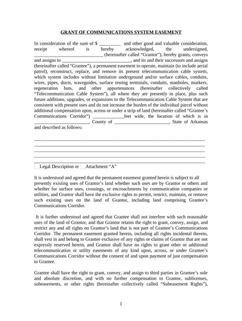 Deed Of Easement Fill Out Sign Online DocHub