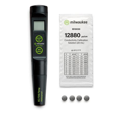 Tds Water Tester Milwaukee Instruments Ec Pro