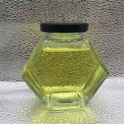 Various Cacacity Hexagonal Honey Glass Jar With Metal Screw Cap