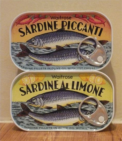 Vintage Sardine Cans - Colorful and Nostalgic Packaging