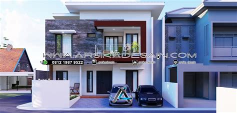 DESAIN RUMAH 10 5 X 12 5 Meter Pemilik Bapak Hendra Di Bekasi