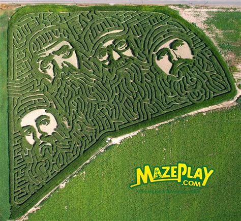 This maze got some serious national attention! Located just north of ...