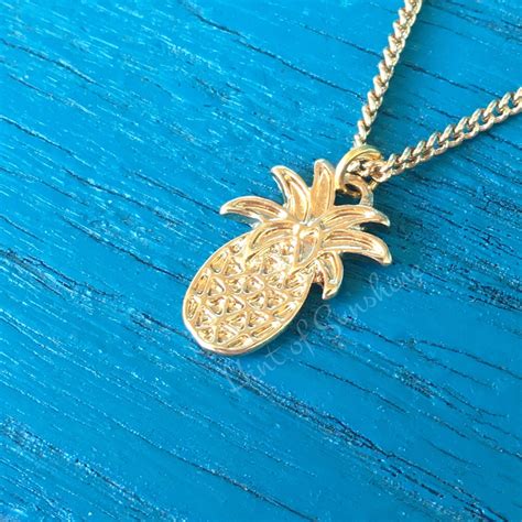 Pineapple Necklace Hint Of Sunshine