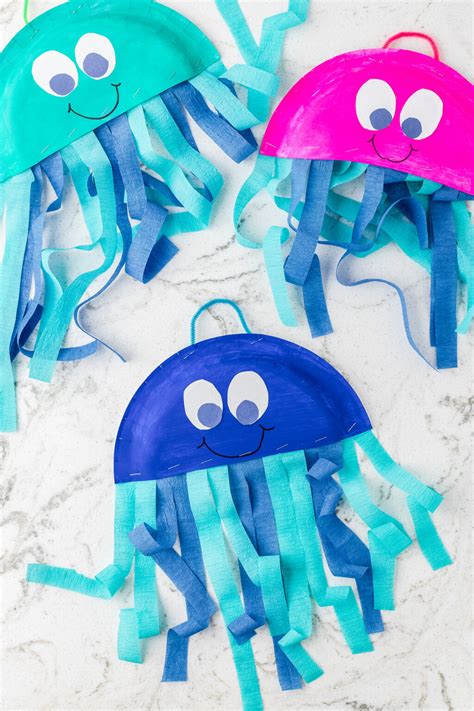 Paper Plate Jellyfish Craft - Kids Activity Zone