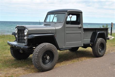 cummins bt powered  willys overland jeep pickup   sale