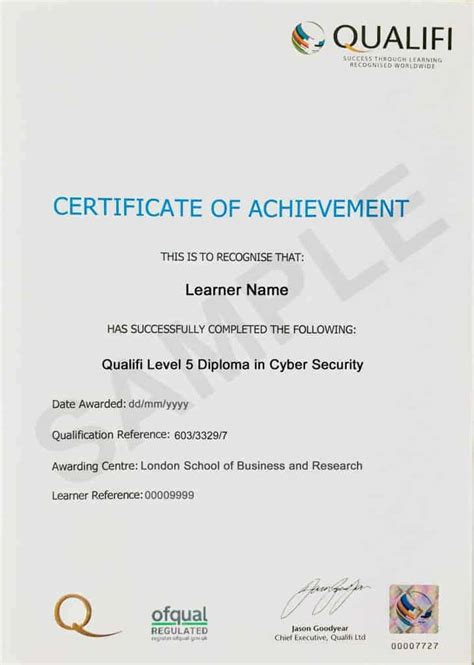 Diploma In Cyber Security Level And Level