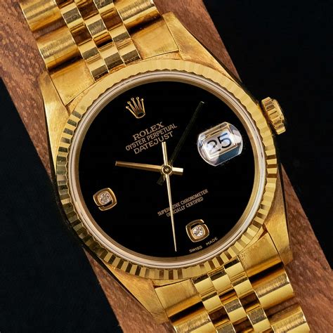 Rolex Datejust Onyx Amsterdam Vintage Watches