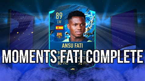 Totssf Moments Fati Sbc Complete Fifa Team Of The Season So Far