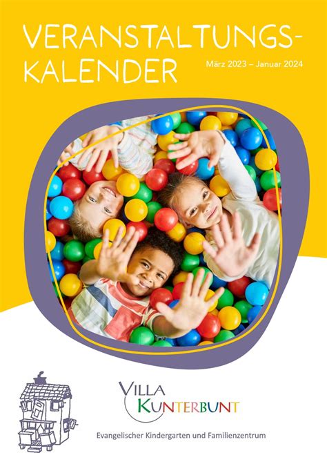 Neues Veranstaltungsheft Kita Villa Kunterbunt