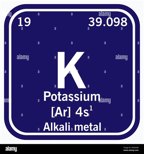 Potasio átomo Imágenes Vectoriales De Stock Alamy