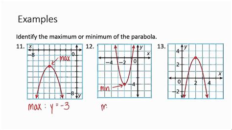 9 1 Identifying Quadratic Functions Youtube