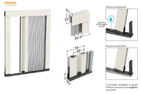 Zanzariera Mv Line Minima Plissettata Ombra Sole Terlizzi