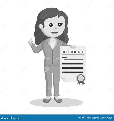 Lawyer Service Character Profession Design Vector Black And White Stock