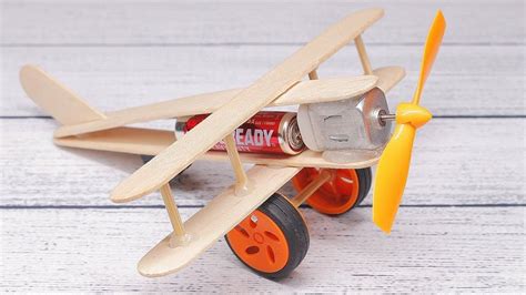 How To Make A Plane With Dc Motor Toy Wooden Plane Diy Wooden Plane