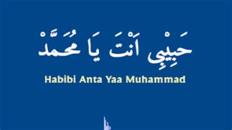 Lirik Sholawat Habibi Anta Ya Muhammad Lengkap Arab Latin Lantunan