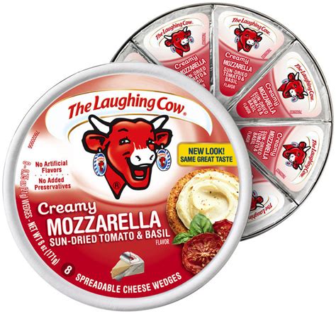 The Laughing Cow® Creamy Mozzarella Sun Dried Tomato And Basil Cheese