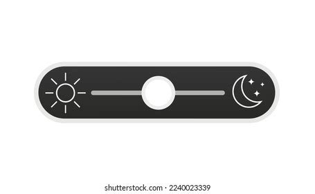 On Off Toggle Switch Buttons Light Stock Vector Royalty Free