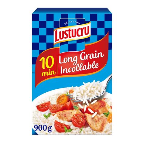 Riz long grain 10mn LUSTUCRU le paquet de 900g à Prix Carrefour Riz