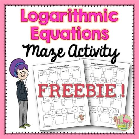 Flamingo Math Natural Logarithmic Equations Maze