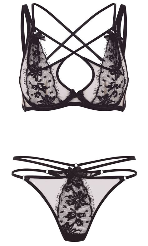 MARTY SIMONE LUXURY LINGERIE La Perla Floral Groove In Violet