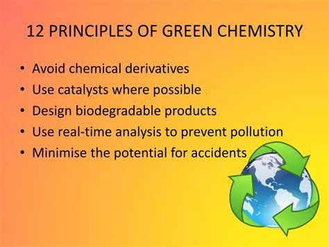 Ppt Green Chemistry Powerpoint Presentation Id5969296