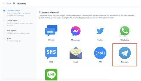 How To Setup A Telegram Channel User Guide Chatwoot