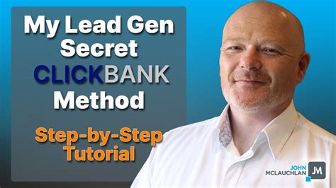 The My Lead Gen Secret Clickbank Method To Make Money Online Youtube