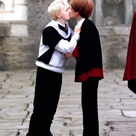 Harry Potter And Draco Malfoy Kissing