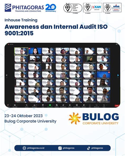 Inhouse Training Awareness Dan Internal Audit Iso Bulog