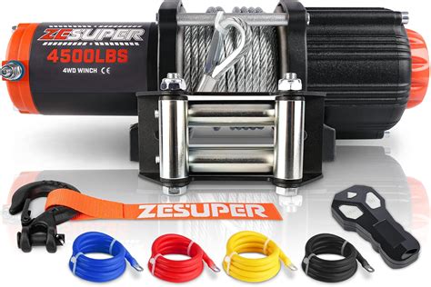 Amazon Zesuper Lb Waterproof Winch Electric Winch Kit