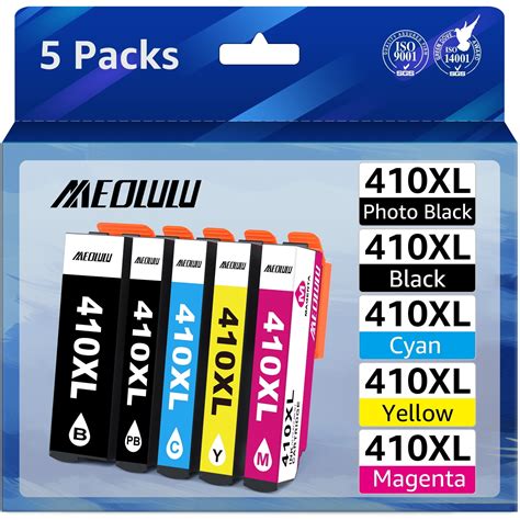 410XL Ink Cartridges Combo Pack Replacement For Epson 410XL 410 XL With