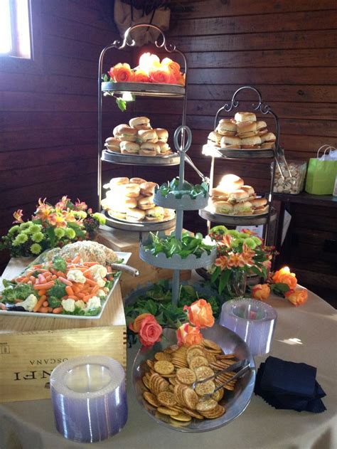 Heavy Hors D Oeurve Station Wedding Food Display Party Appetizers