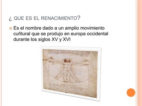 El Renacimiento Ppt