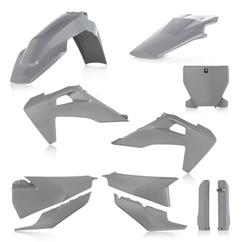 Full Kit Plastiques Acerbis Husqvarna Fc Tc Gris