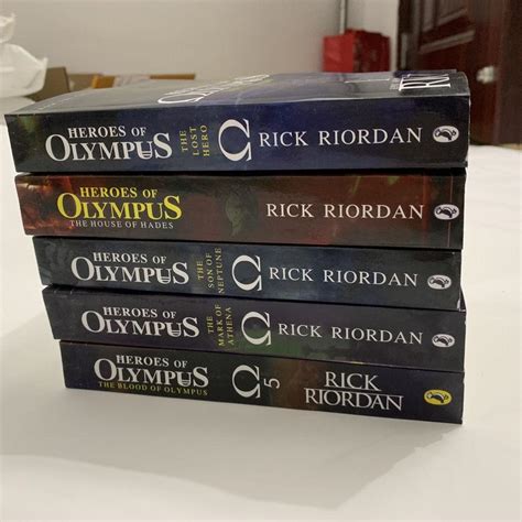 Heroes Of Olympus Complete Collection Books Set By Rick Riordan