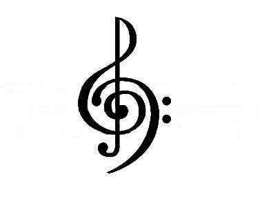 Treble And Bass Clef Tattoo - ClipArt Best